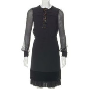 Tory Burch black with sleeves size 10